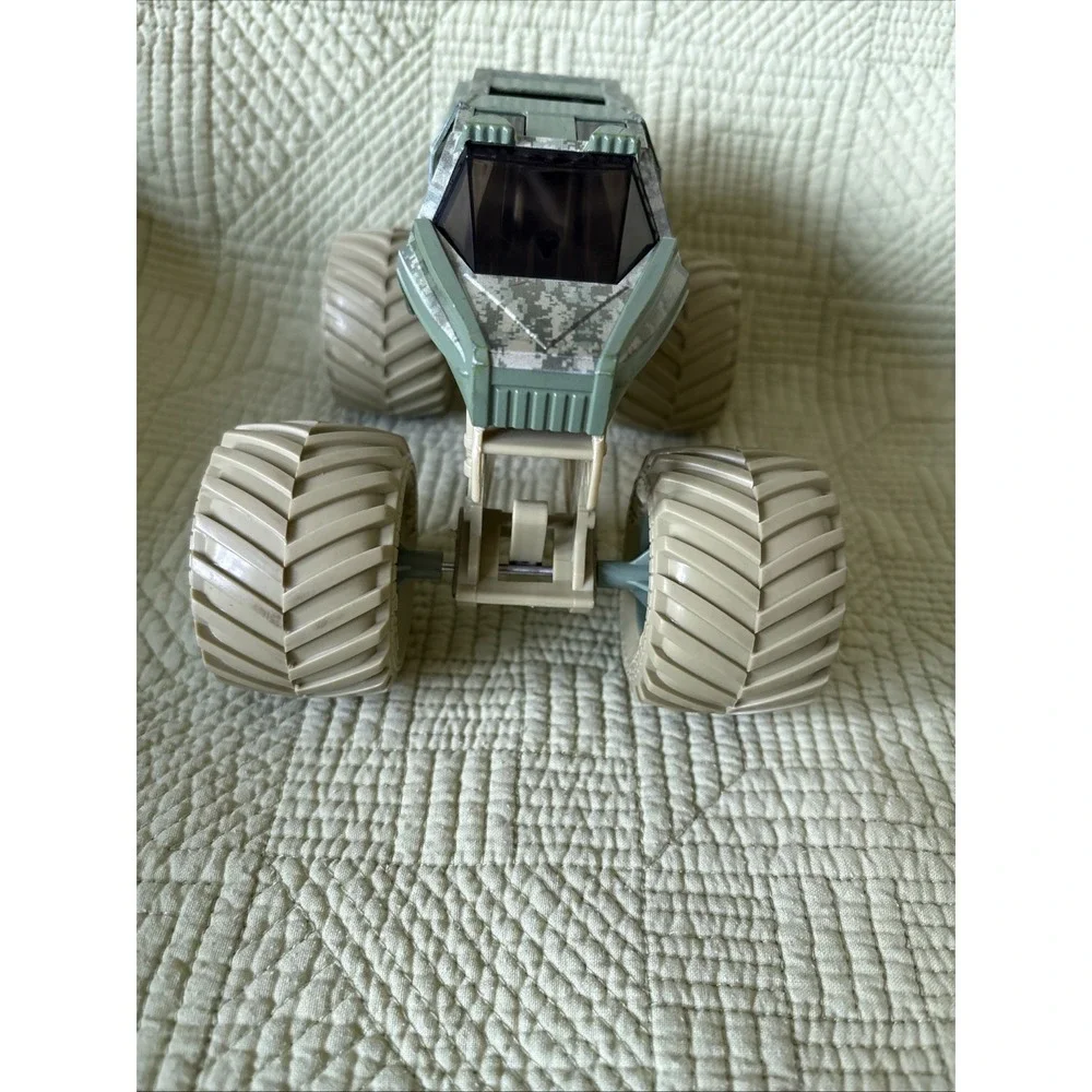 SML Soldier Fortune Monster Truck Military Green Plastic Toy BKT Tires 78700